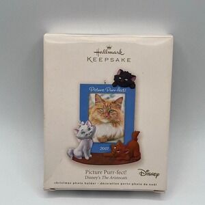 Hallmark Keepsake 2007 Disney Aristocats Picture Purr-fect Photo Ornament
